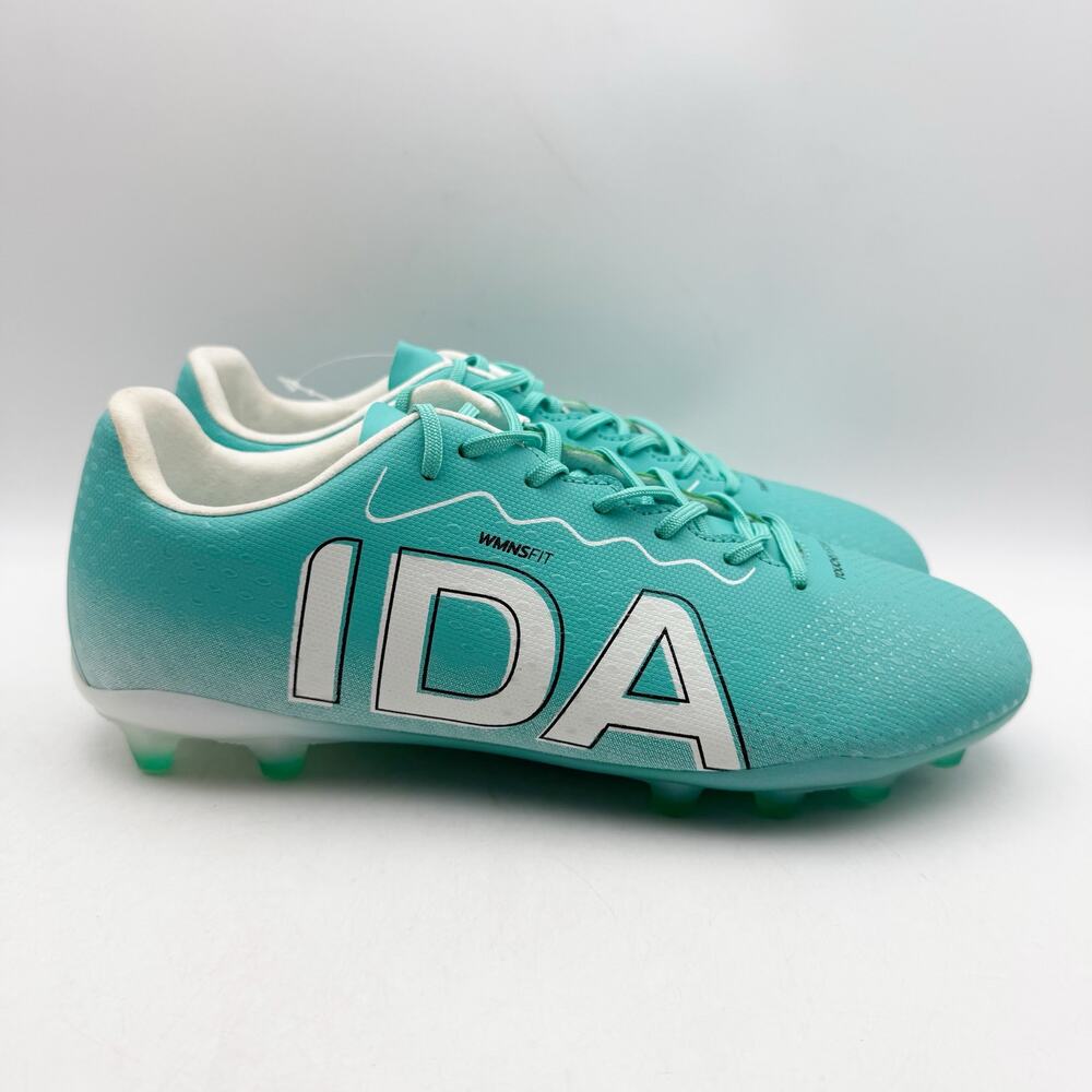 IDA Rise Club Womens FG Soccer Cleats US 9 EU 40 Turquoise Teal Blue NWOB